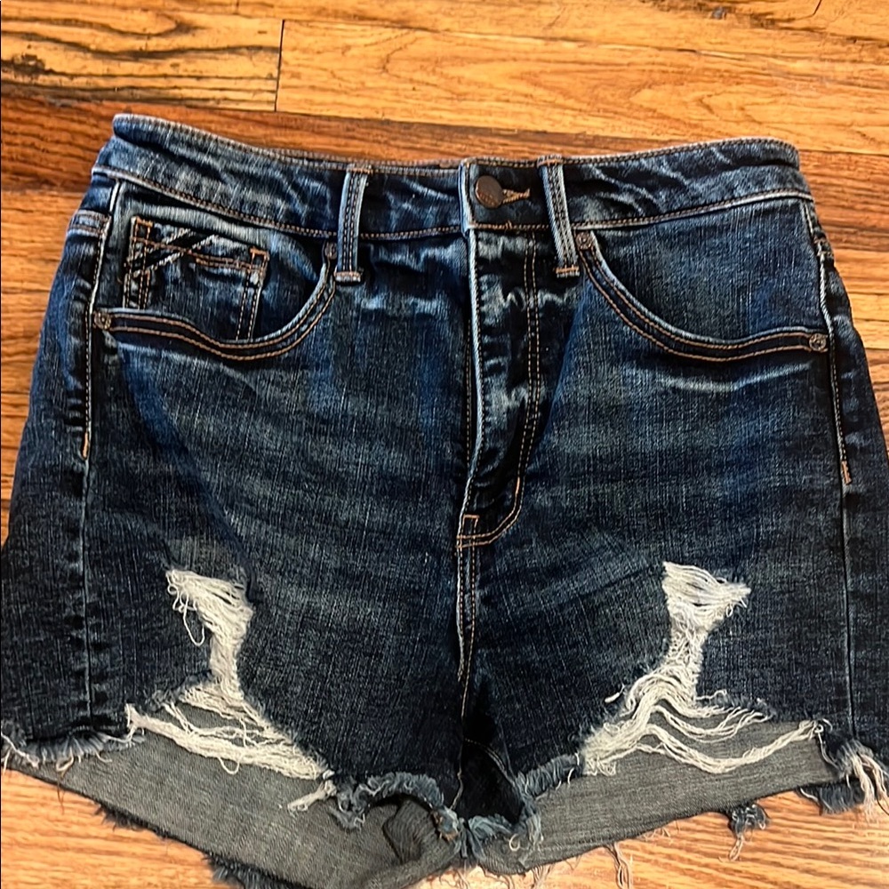 Denim Distressed Women's Shorts